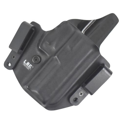 LAG Tactical 6001 Defender  IWB/OWB Black Kydex Belt Loop Fits 1911 4" Barrel