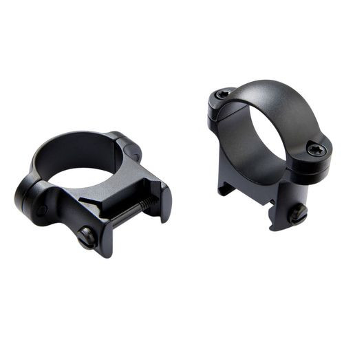 Burris 420080 Zee Scope Ring Set Black Gloss Steel 1" Tube Low Weaver