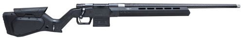 Howa HHERA308CFBLK M1500 Hera 308 Win 5+1 24" Carbon Fiber Threaded Barrel, Black Rec, Black Hera H7 Chassis Stock