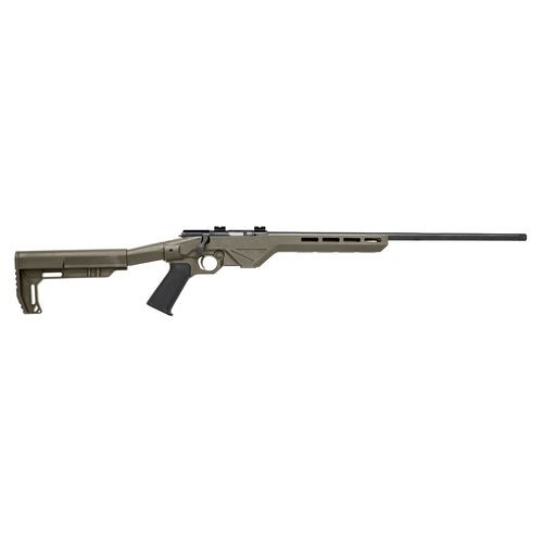 Citadel CIT22WMBLTFDE Trakr  Bolt Action 22 WMR 5+1 18" Threaded Barrel, Blued Rec, FDE Synthetic Stock, Black Grip
