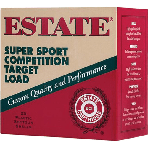 Estate Super Sport 20 Gauge 2.75" 7/8 oz 7.5 Shot 25rd Box