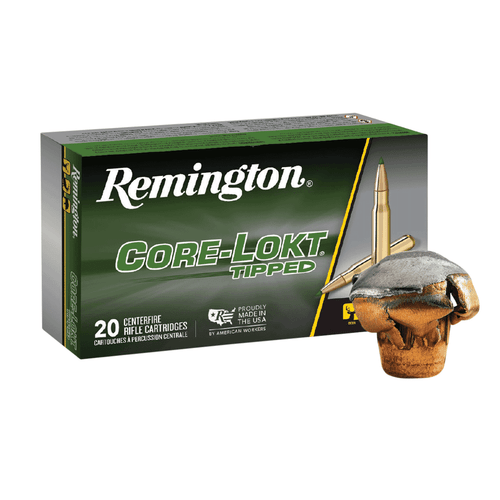 Remington Ammunition 29017 Core-Lokt Tipped 6.5 Creedmoor 129 gr Core-Lokt Tipped (CLT) 20 Per Box/ 10 Cs