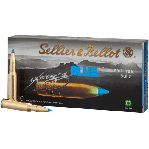 Sellier & Bellot 308 Win Hunting Ammo eXergy 165 gr TAC-EX-Blue