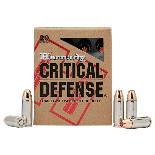 Hornady Critical Defense 30 Super Carry 100 gr FTX Handgun Ammo