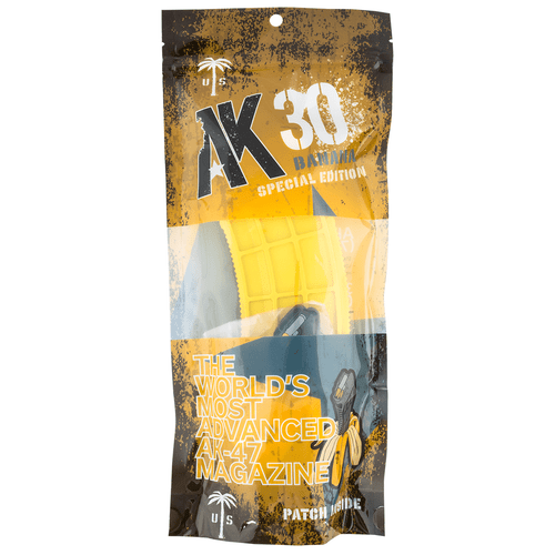 US Palm 30rd 7.62x39mm Magazine AK-47 Banana Yellow Polymer *Worn