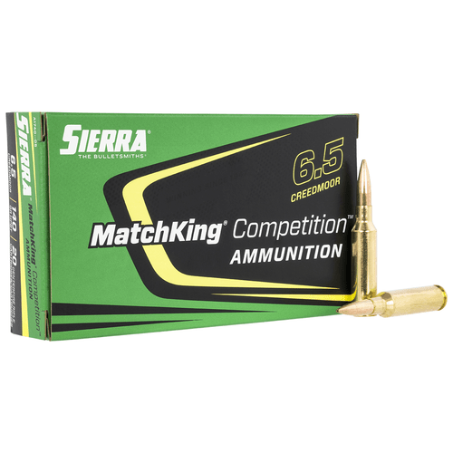 Sierra A1740--05 MatchKing Competition 6.5 Creedmoor 140 gr Sierra MatchKing BTHP 20 Per Box 10 Cs