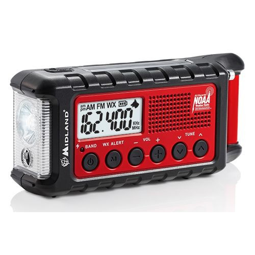 Midland ER310 E+READY Emergency Crank Weather Radio