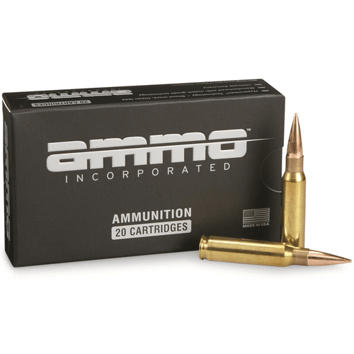 Ammo Inc Match 308 Win 168 gr Boat Tail Hollow Point 20 Per Box