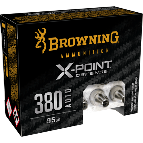 Browning Ammo X-Point 380 ACP 95 gr 20 Per Box