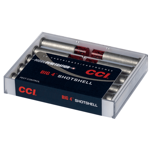 CCI 3718CC Big 4 Shotshell 44 Rem Mag 44 S&W Spl 110 gr Shotshell #4 Shot 10 Per Box