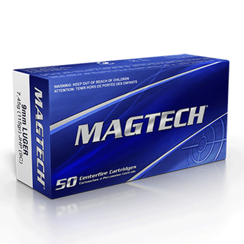 Magtech 9mm Luger 115 gr Jacket Hollow Point 50rd