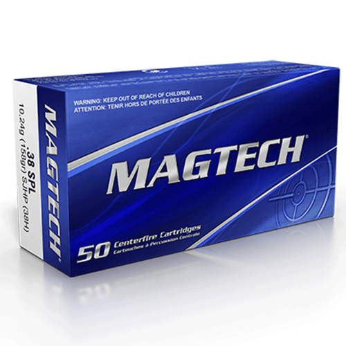 Magtech 38 Special +P 158 gr Semi Jacketed Hollow Point