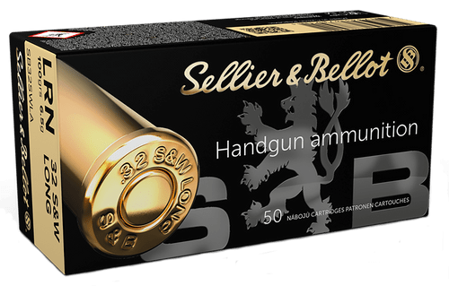 Sellier & Bellot Handgun 32 S&W Long 100 gr Lead Round Nose 50 Per Box