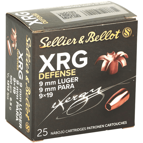Magtech XRG 9mm Luger 100 gr Solid Copper Hollow Point (SCHP) 25 Per Box Handgun Defense Ammo