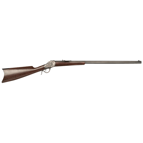 Cimarron CA885 1885 High Wall 38-55 Win 1 Shot, 30" Blued Octagon Steel Barrel, Color Case Hardened Steel Receiver, Satin Oiled Walnut Fixed Stock