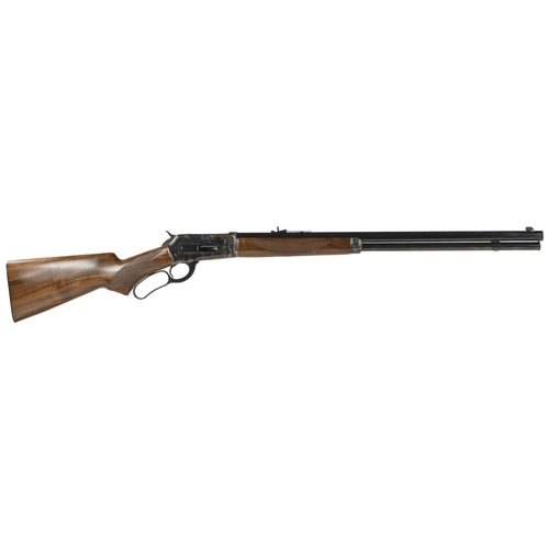 Davide Pedersoli 010S738457 1886 Sporting Full Size 45-70 Gov 8+1 26" Blued Octagon Steel Barrel, Blued Steel Receiver, Walnut Fixed Stock, Right Hand Lever Action Rifle