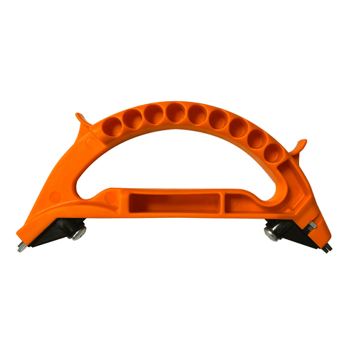 AccuSharp 102C 4-in-1 Pruner, Knife & Tool Sharpener Diamond Tungsten Carbide Sharpener Red side view