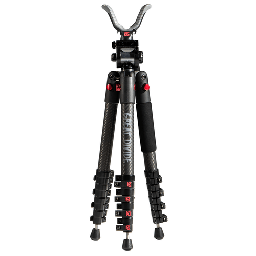 Bog-Pod 1100483 Great Divide Tripod 6.40" High Black Carbon Fiber/Steel