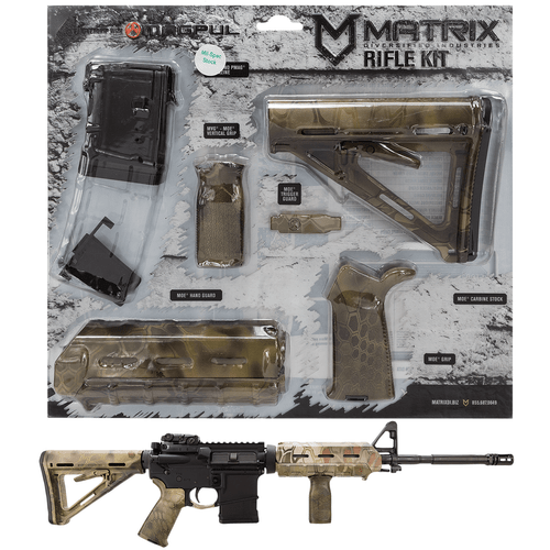 Matrix Diversified Ind MAGCOM61KM Magpul Carbine Accessory Kit AR-15 Kryptek Mandrake Ambidextrous