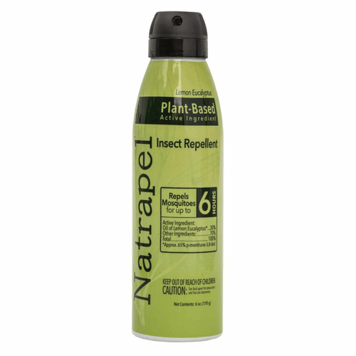 trapel 00066865 Lemon Eucalyptus 6 oz Aerosol Repels Ticks Effective Up to 6 hrs, can view