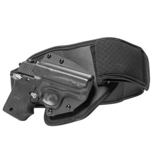 Tactica TTBB0122RHXL Belly Band Ruger LCP Elastic Black XL, weapon view