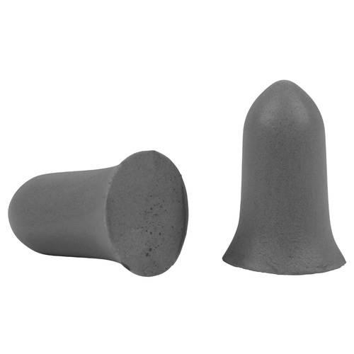Allen 4132 Ultrax Tapered Foam Foam 32 dB Gray 25 Pair, front/rear view