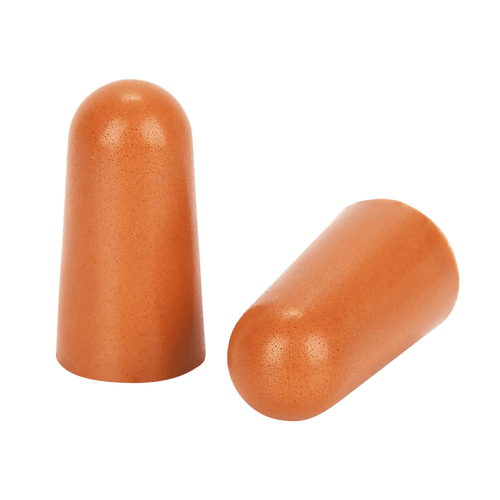 Allen 4161 Ultrax Foam 32 dB Orange/ 200 Pair, front/side view