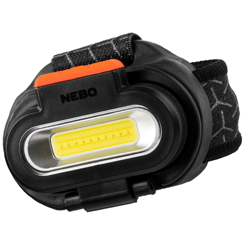 NEBO NEBHLP0008 Einstein 1500 Flex Headlamp Black, front view