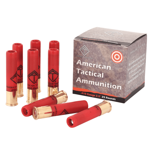 ATI ATIAC410R Shotshell 410 Gauge 2.50" 1/2 oz Slug Shot 25 Per Box/10 Case, Package/ Ammo View