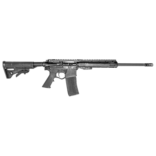 ATI ATIGAX5569MLPMG Alpha-15 Maxx 5.56x45mm NATO 30+1 16" Hanson Profile Barrel, Black, Metal/Polymer Rec, 9" Polymer M-LOK Handguard, OEM MM4 Stock, A2 Grip, Left Side View