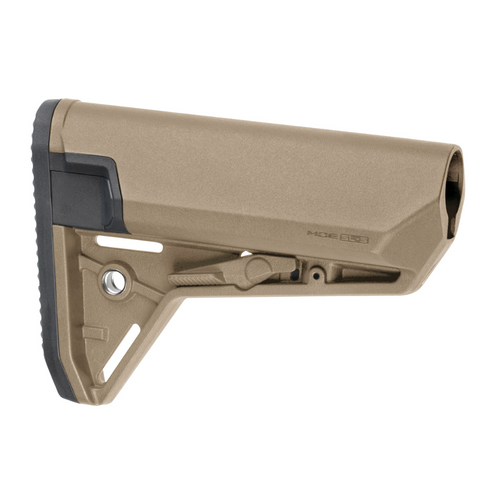 Magpul MOE SL-S Carbine Stock - Flat Dark Earth Synthetic for AR-15, M16, M4 with Mil-Spec Tube - MAG653-FDE