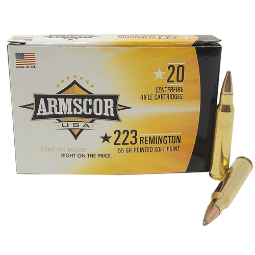 Armscor AC2232N USA 223 Rem 55 gr Pointed Soft Point Box