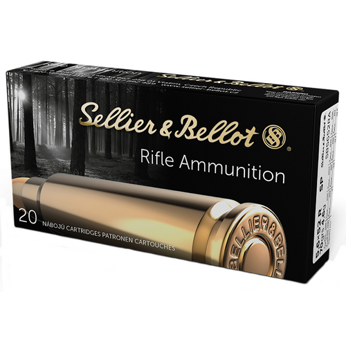 Sellier & Bellot Rifle 5.6mmx52R 70 gr Soft Point 20 Per Box/ 25 Case - SB5652RA