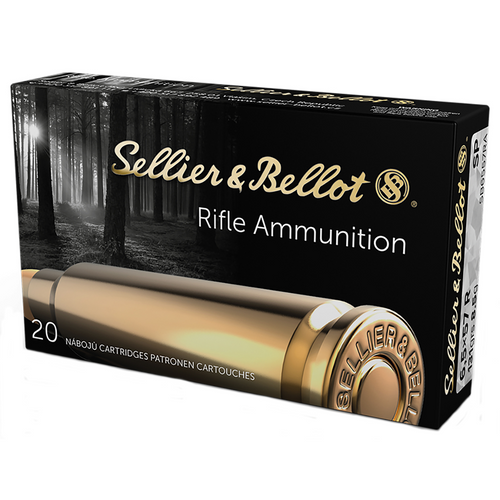 Sellier & Bellot Rifle 6.5x57mm 131 gr Soft Point 20 Per Box/ 20 Case - SB6557RA