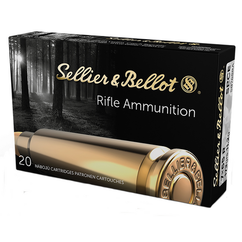 Sellier & Bellot Rifle 7x65mmR 173 gr Soft Point Cut Through Edge 20 Per Box/ 20 Case - SB765RA