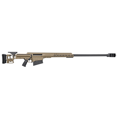 Barrett MRAD ELR 416 Barret Bolt Action Tactical Rifle with Flat Dark Earth Stock Finish - 19612, right side View