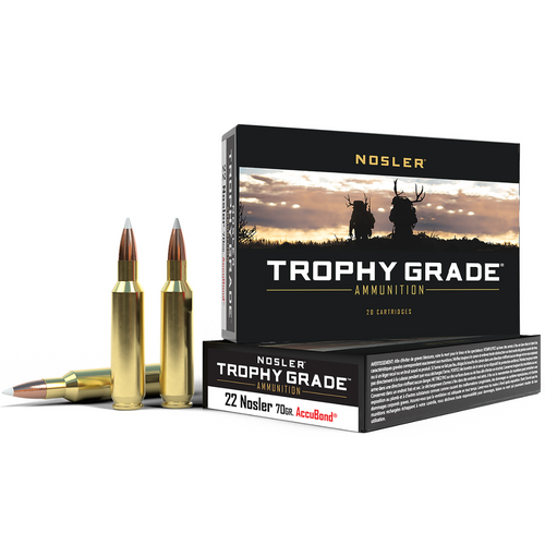 Nosler Trophy Grade 22 Nosler 70 gr AccuBond