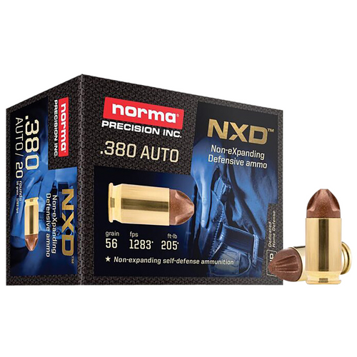 Norma Ammunition Self Defense NXD 380 ACP 56 gr - 20 Per Box / 10 Boxes Per Case