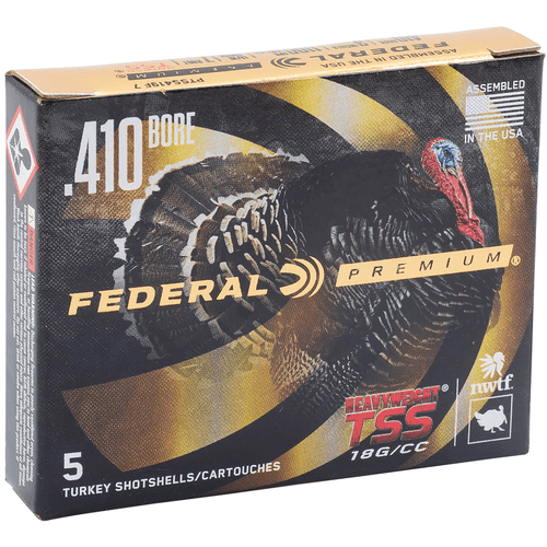 Federal PTSS419F8 Premium Turkey Heavyweight TSS 410 Gauge 3" 13/16 oz 8 Shot 5 Per Box