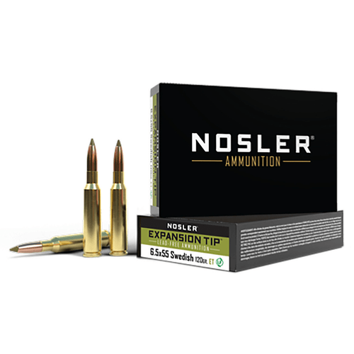 Nosler 40015 6.5x55 Swedish 120 gr 20 Per Box