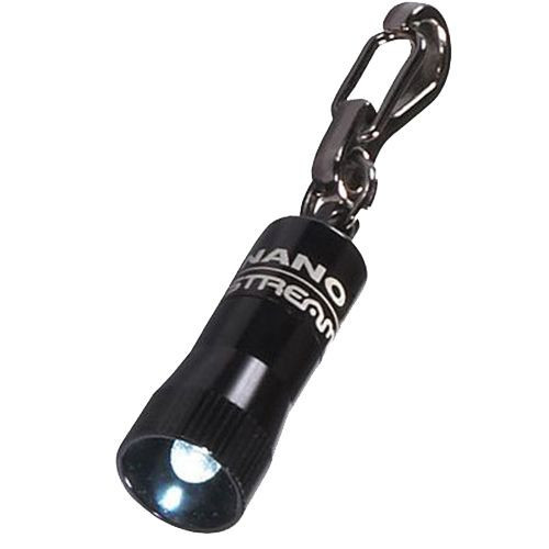 Streamlight 73001 Nano Light 10 Lumens LED Aluminum Black Anodized LR41