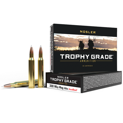 Nosler Trophy Grade 300 Wthby Mag 180 gr AccuBond