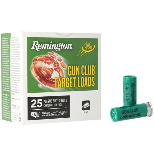 Remington Ammunition 20241 Gun Club 12 Gauge 2.75" 1 oz 8 Shot 25 Per Box-047700525105