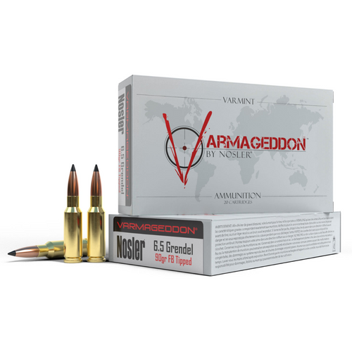 Nosler Varmageddon 6.5 Grendel 90 gr Flat Base Tipped - 65182 -1