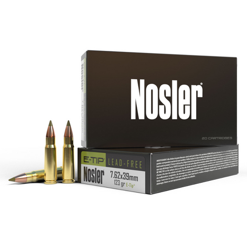 Nosler E-Tip 7.62x39mm 123 gr E Tip Boat Tail - 40040