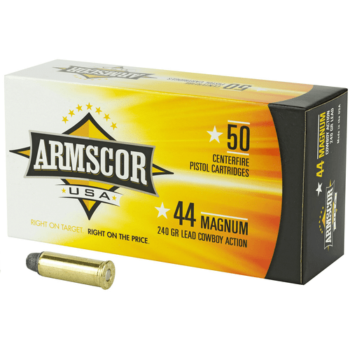 Armscor FAC44M1N USA 44 Rem Mag 240 gr Semi Wadcutter 50 Per Box-812285021720