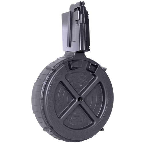 Mauser Rimfire M-15 Drum Magazine 110rd, 22 LR, Magazine Side View