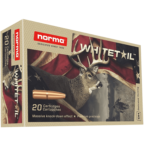 Norma Ammunition 20180452 Whitetail 8x57 JS 196 gr Pointed Soft Point 20 Per Box