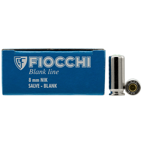 Fiocchi 8MMBLANK Pistol Blank 8mm 50 Per Box-762344011974