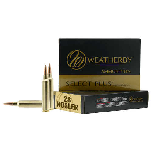 Weatherby R28NS180VLD Select Plus 28 Nosler 180 gr 20 Per Box-747115452248